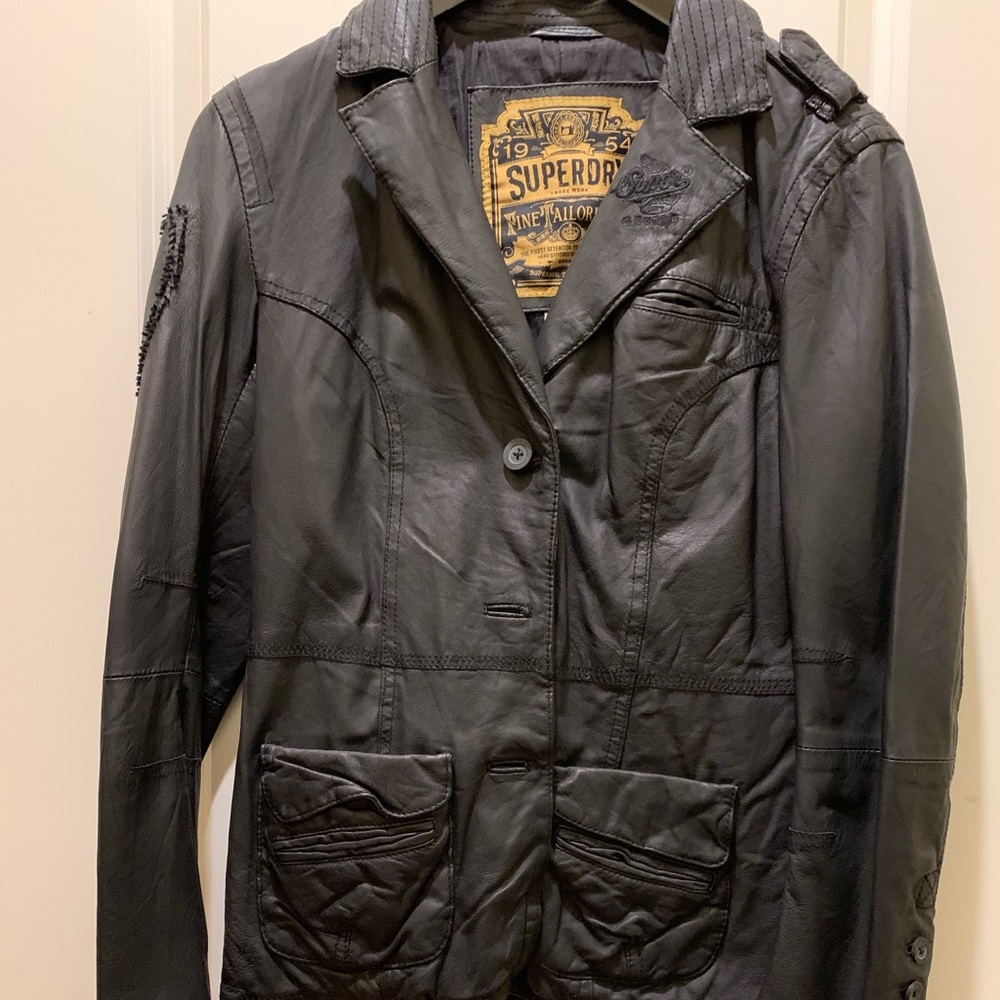 Women’s Superdry leather jacket